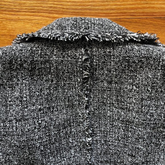 Michael Kors Tweed Open Front Blazer Size 2 - Picture 14 of 16